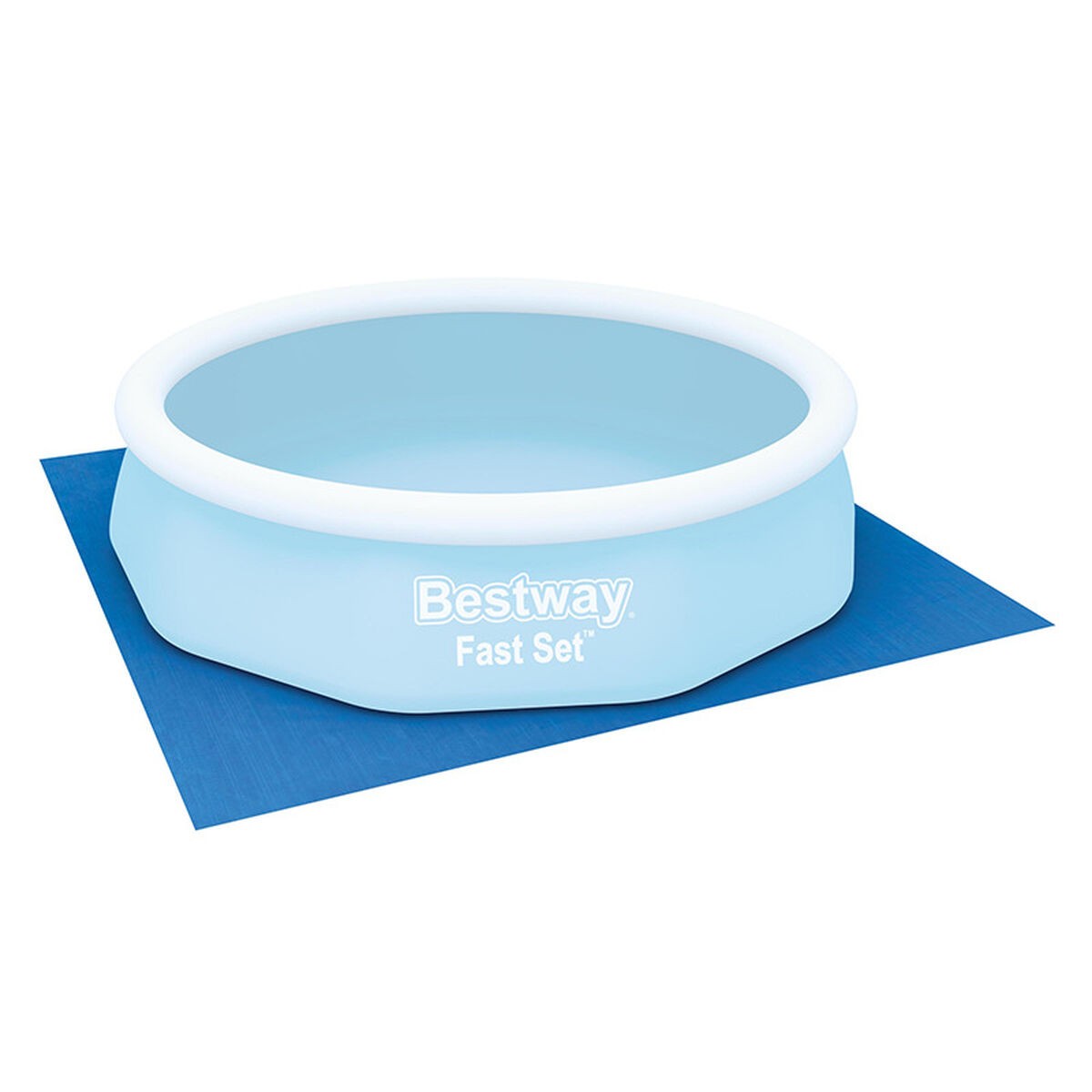 Suelo protector para piscinas desmontables Bestway 335 x 335 cm [1 unidad]