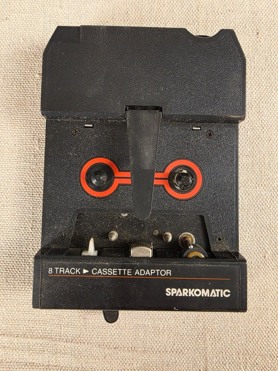 Vintage Sparkomatic 8 track Cassette adaptor made in Japan