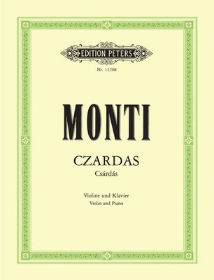 Czardas (Csárdás) for Violin and Piano (Edition Peters)