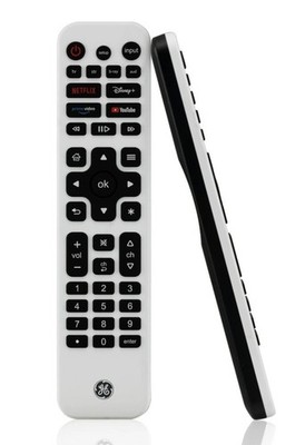 GE Universal Remote Control, 4 Devices, Backlit, Rechargeable