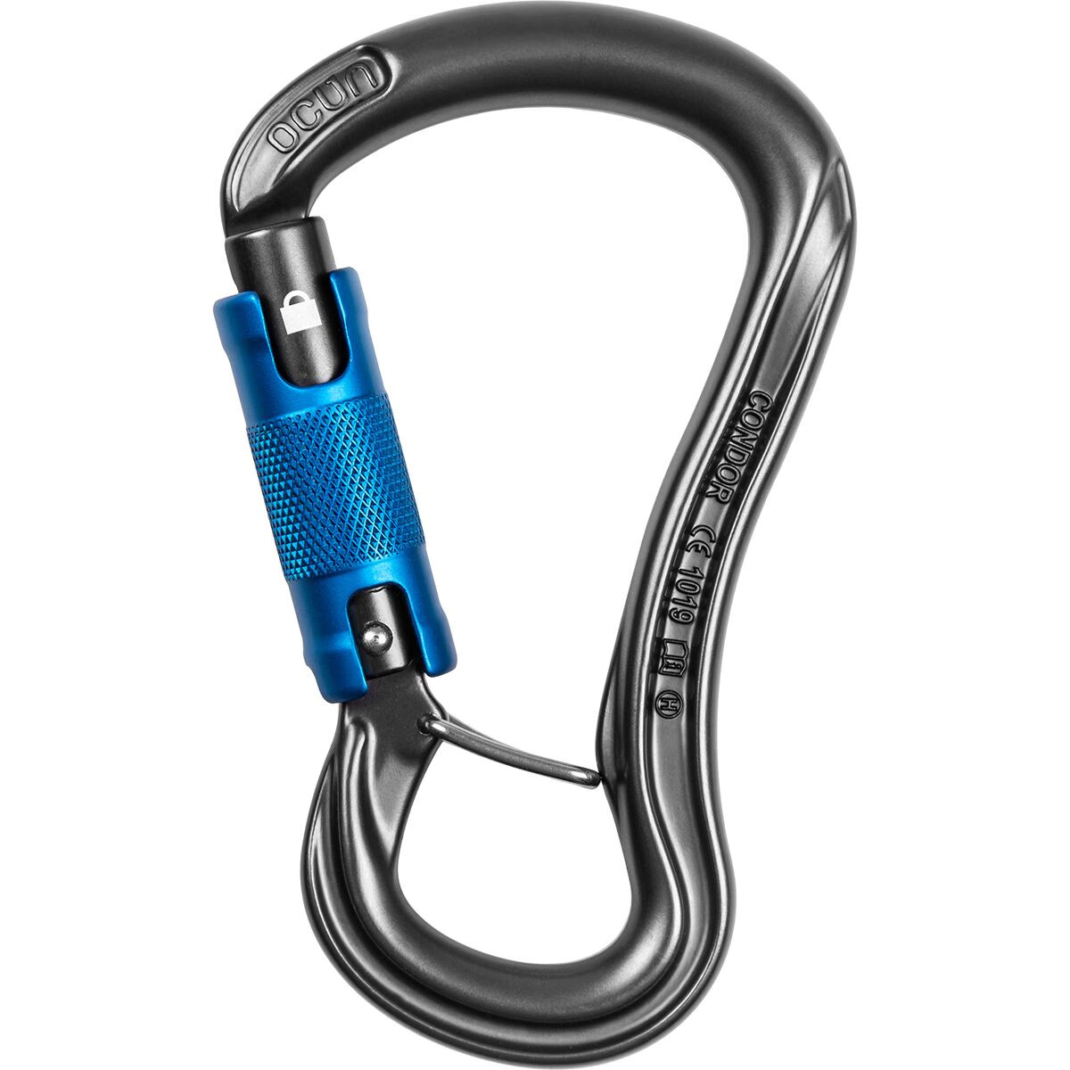 Ocun Condor HMS Locking Carabiner - Triple Lock Anthracite One Size 7090₽