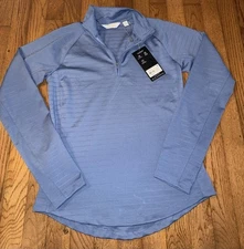 Women’s XS Walter Hagen Golf performance 11, UV protection , Mid Blue quarterzip