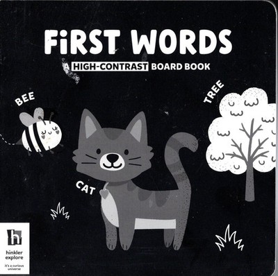 First Words - Night - Contrast - Children's Board Book