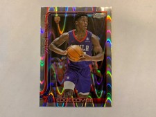 2025-26 Topps Chrome VJ Edgecombe #253 Base Ray Wave Refractor RC 76ers