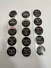 Thank You For Supporting My Small Business Sticker 1” Lot Of 150
