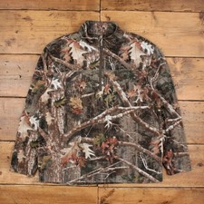 Red Head Brand Fleece XL Herren Jagd Realtree Camouflage 1/4 Zip braun