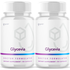 2 Pack Glycevia Pills Advanced Blood Health Support 120 Capsules