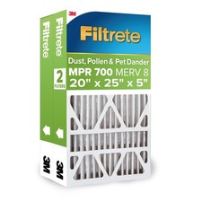 20x25x5 AC Furnace Air Filter, MPR 700, MERV 8, Fits Trion Air Bear  Carrier...
