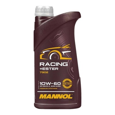 1 LITER MOTORÖL ÖL MANNOL SAE 10W-60 RACING VOLLSYNTHESE VW BMW Ford GM MB Audi