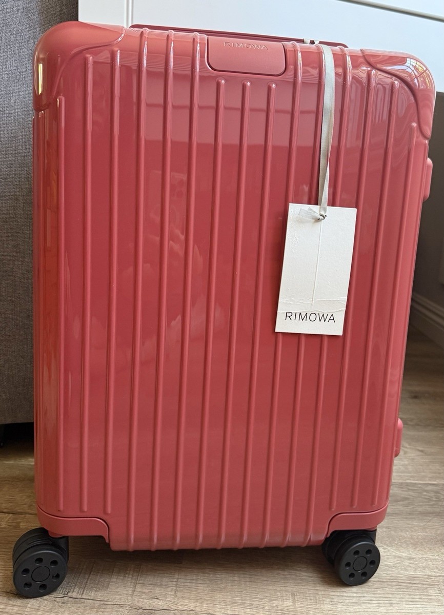 New Rimowa Essential Cabin Carryon Suitcase Granada Pink