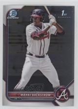 2022 Bowman Chrome Prospects Mahki Backstrom #BCP-121 z6b