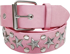 Star Studded Belt Rivet Y2k Belts Women Punk Accessories Gothic Belt