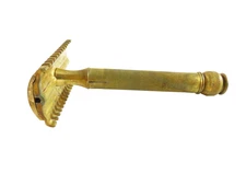 Gillette Brass Diamond Arrow Safety Razor For Parts or Repair c1920s