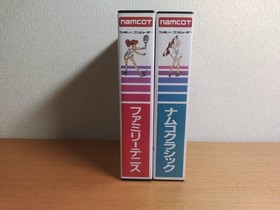 FC Famicom Family Tennis Namco Classic ☆ Box theory postcard sa