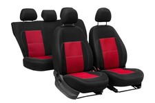 Auto Sitzbezüge Schonbezüge Erjot Rot für Skoda ROOMSTER Komplett Car Set Cover
