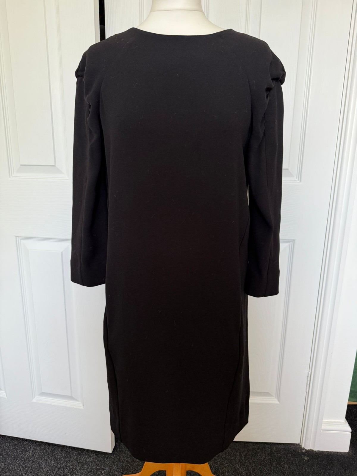 COS Black Structured Long Sleeve Shift Dress EUR … - image 4