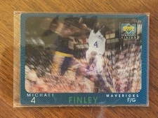 1997-98 Upper Deck Diamond Vision Michael Finley #6 Dallas Mavericks
