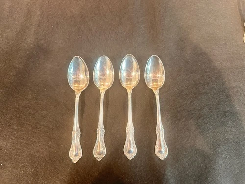Vintage International Sterling Silver Teaspoons – Joan of Arc Pattern (Set of 4)
