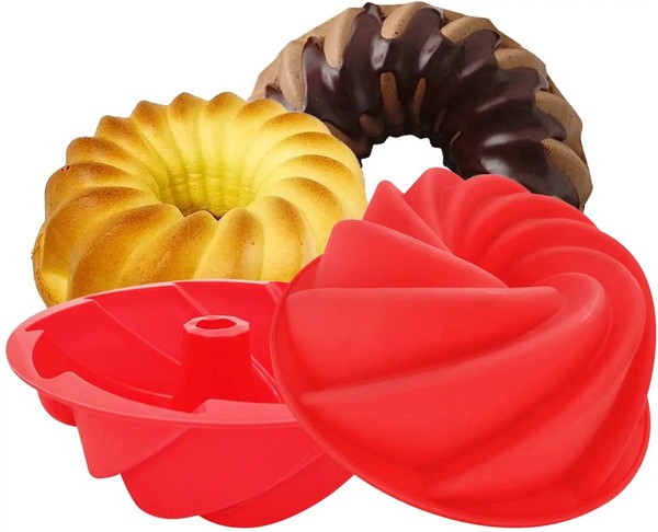 Silikon-Gugelhupfform, Antihaftend, Ø 24,5 Cm-image