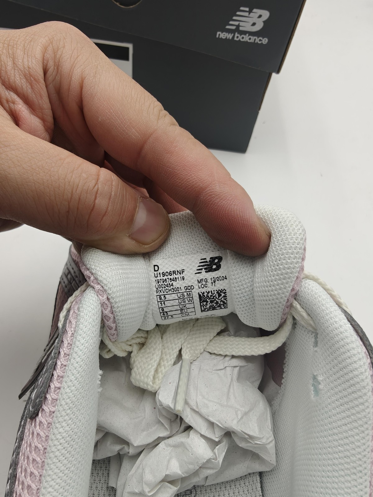 New Balance 1906R Shoes Mens Size 9.5 Pink Grey Mesh Running U1906RNF Sneaker thumbnail 7