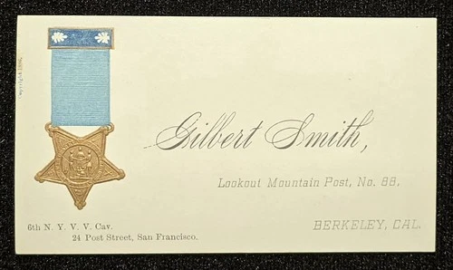 G.A.R. Lookout Mountain Post #88. Gilbert Smith Military. Berkeley California