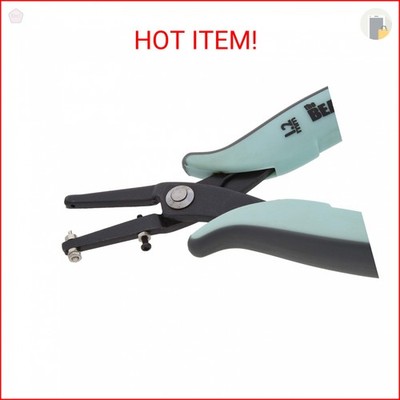 The Beadsmith Metal Hole Punch Pliers, with Gauge Guard and Extra Pin, 1.25mm Ri