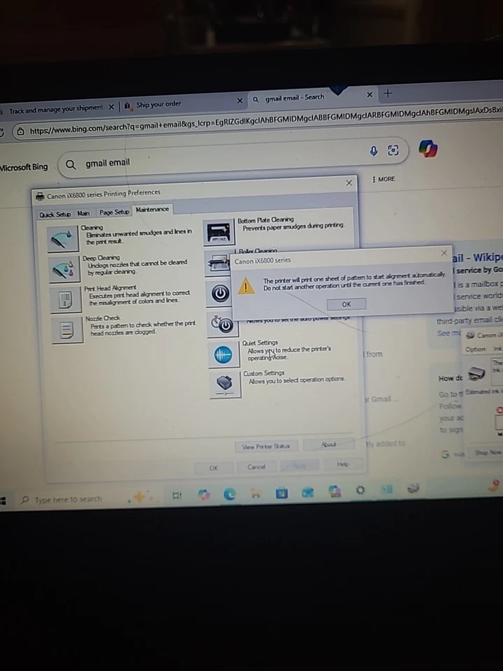 Canon PIXMA iX6820 Digital Photo Wide-Format Wireless Airprint Inkjet Printer. - Image 4 of 4