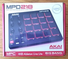 AKAI PROFESSIONAL MPD218 DIGITAL USB MIDI PAD CONTROLLER - 16 PADS, PAD TRIGGERS