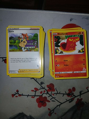 #ad 128 Pokemon Card Bulk Lot of ALL Promo Cards Stack of Regular cards amp; Trainers $30.00