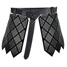 Faux Leather Skirt Battle Gear Steampunk Medieval Belt Battle Gear Wide