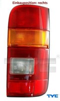 Tyc 11-5037-05-2 Heckleuchte Rechts RüCklicht Hecklicht RüCkleuchte