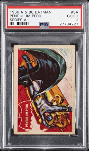 1966 A&BC Batman Red Bat #5A — PSA 2