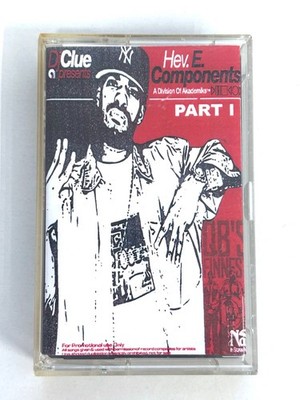 RARE DJ CLUE HEV E COMPONENTS PART 1 NYC HIP HOP MIXTAPE CASSETTE TAPE