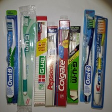 Vintage Toothbrush Lot Mixed Of 8 80s 90s Y2k