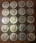 Lot Of 20 Kennedy 40% Silver Half Dollars 1966 (as pictured)