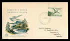 DR WHO 1961 NORFOLK ISLAND FDC BIRD RED TAILED WSC CACHET TO CANADA M71466