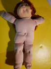 Vtg. 1982 Cabbage Patch Coleco Xavier Roberts Green Eyes Orange Hair Doll