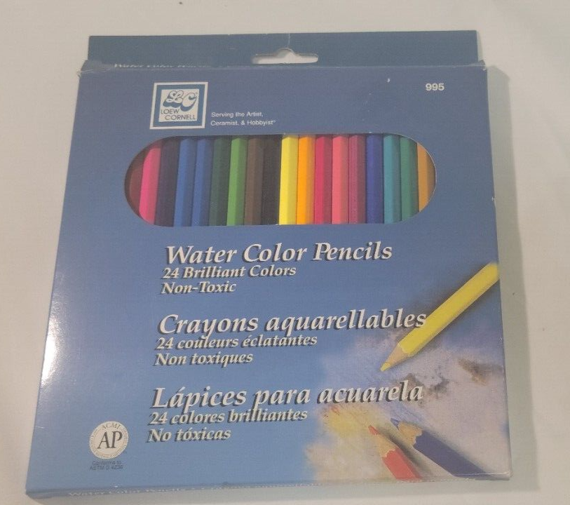 Watercolor Pencils 24 Pack Loew Cornell Brilliant Color 995-image