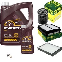 Mann Inspektionspaket 6 L Mannol Energy 5W-30 FüR Suzuki Grand Vitara I 1.6 4X4