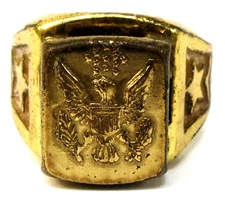 1941 LONE RANGER NATIONAL DEFENDERS LOOK AROUND RING Kix Cereal Radio Premium f1