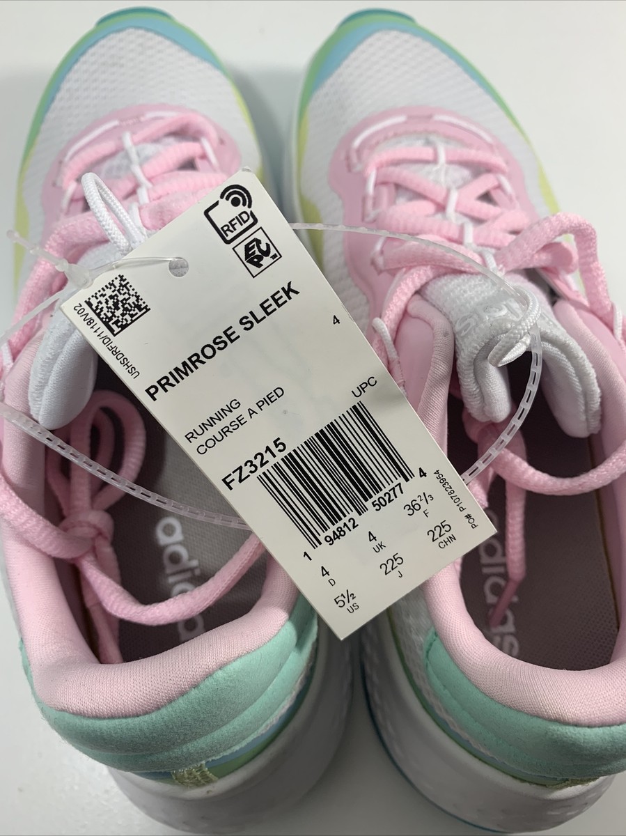 SK様 Adidas Primrose Sleek 'White Hazy Sky' Yellow Running Shoes FZ3215