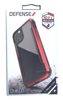 Defense Shield phone case for Iphone 11 Pro Red