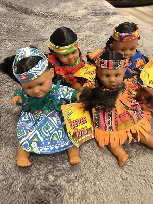 Gi-Go Toys Teepee Tots 8'' Bean Bag Kids & My Pals Series 4 Native American Doll