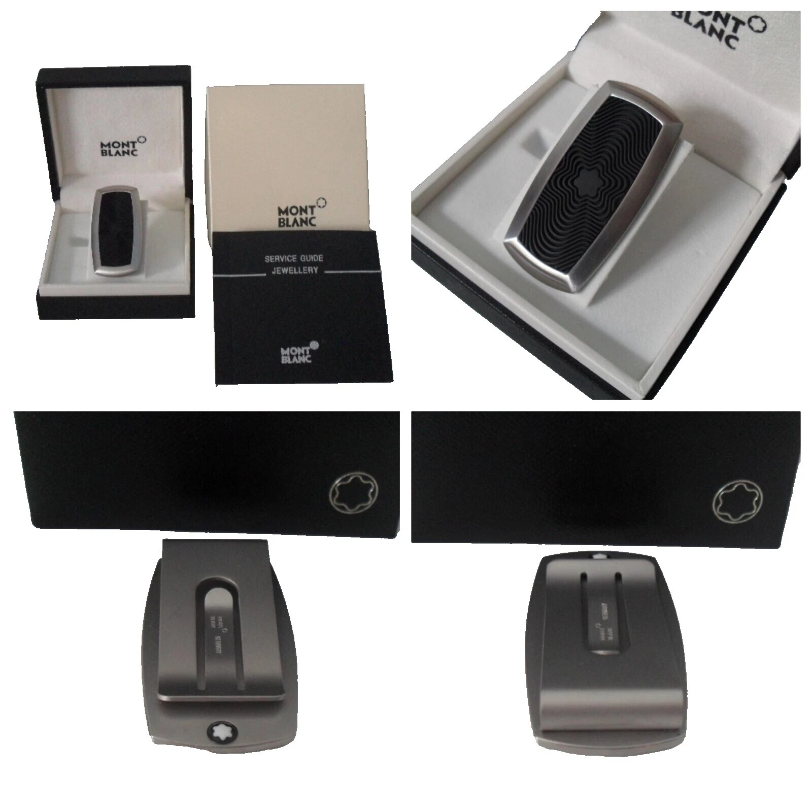 Gemelos Goma Montblanc Acero Inoxidable para Hombres