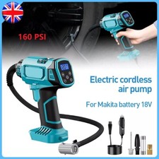 160PSI Cordless Car Air Compressor Tyre Inflator Pump for Makita 18V Battery LXT