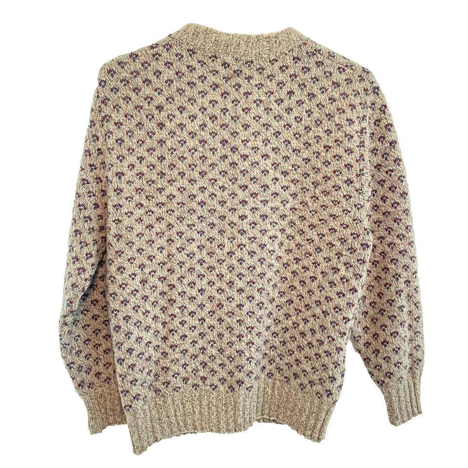 Cárdigan Woolrich Vintage Lana Ojo de Pájaro Abotonado Talla Grande Suéter Foto 4 de 4