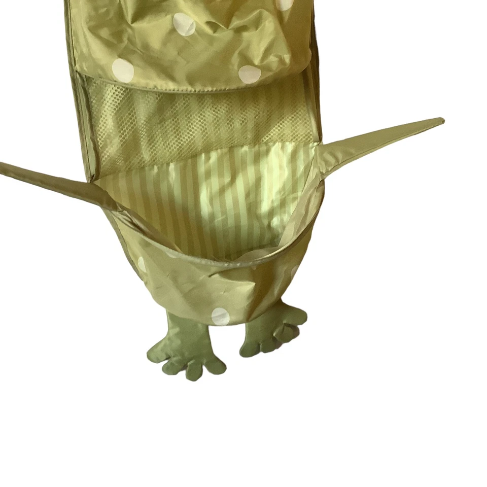 Ikea Fabler Groda Wall Three Pocket Green Frog Prince Hanging Storage 14"x51"  - Image 4 of 4
