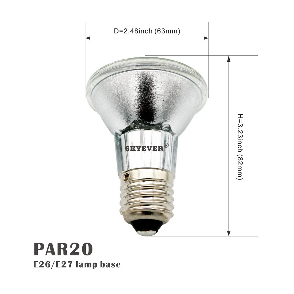 Waterpoof Dimmable Led Spot Light Bulb PAR16 PAR20 7W 9W 120V 230V E26 E27 - Image 2 of 4