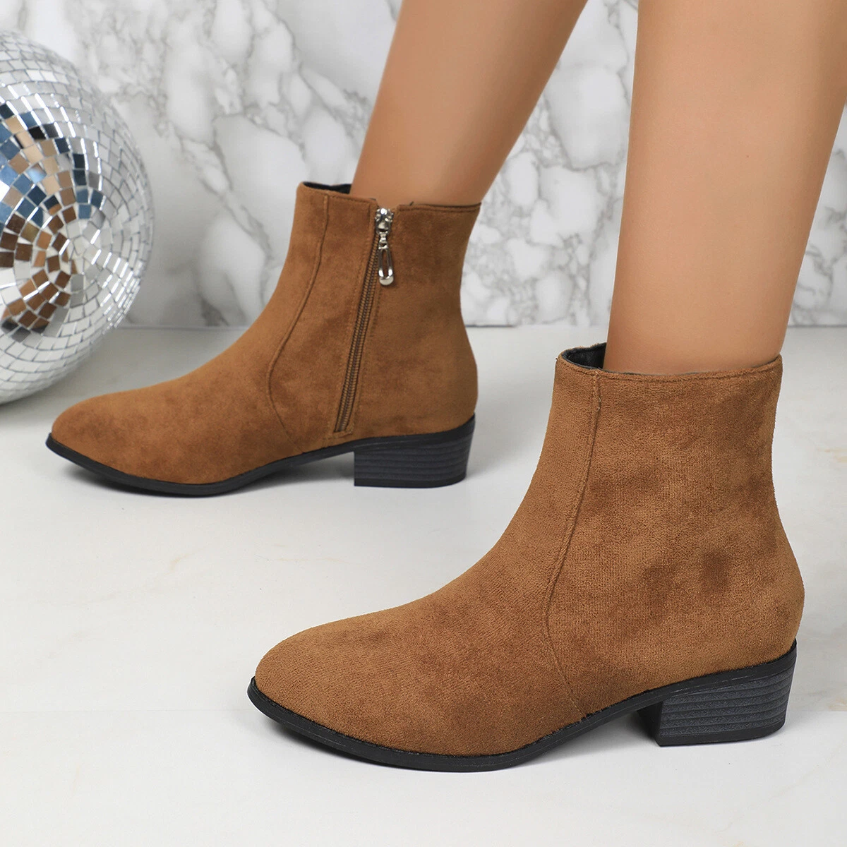 【COLOR iN ID】suede middle boots Marc O' Polo 408 28476301 209 790 TIZIO 1C Lace-up boots in