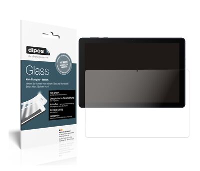 2x Schutzfolie für Huawei MatePad T10s matt - Anti-Shock 9H Folie dipos Glass